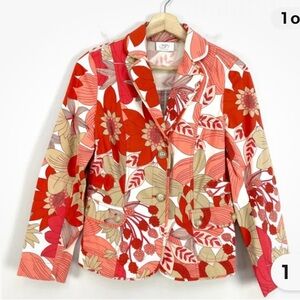 Ann Taylor LOFt retro style blazer size 0